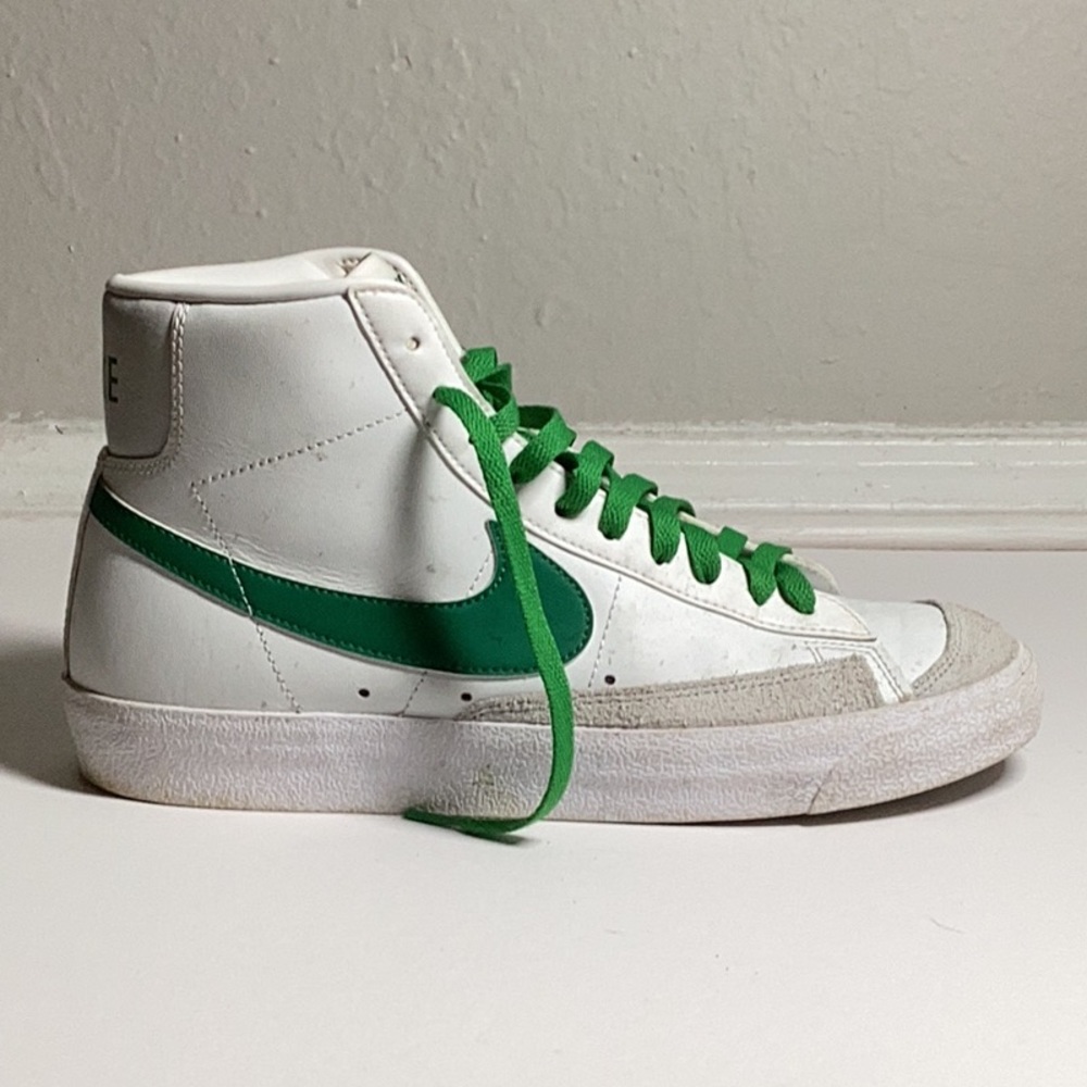 Green Nike Blazers